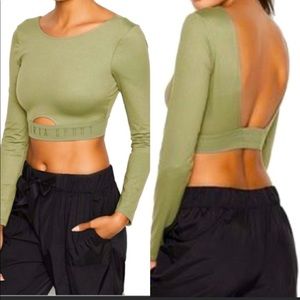 Victoria’s Secret Open Back Crop Top